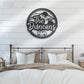 Camping & Hiking LED Metal Sign - Wix Decor