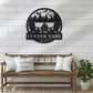 Camping & Hiking LED Metal Sign - Wix Decor