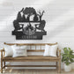 Camping & Hiking LED Metal Sign - Wix Decor