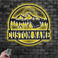 Camping & Hiking LED Metal Sign - Wix Decor