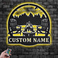 Camping & Hiking LED Metal Sign - Wix Decor