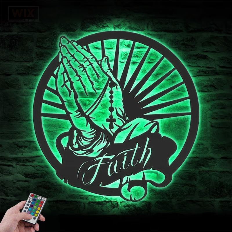 Catholic LED Metal Sign - Wix Decor