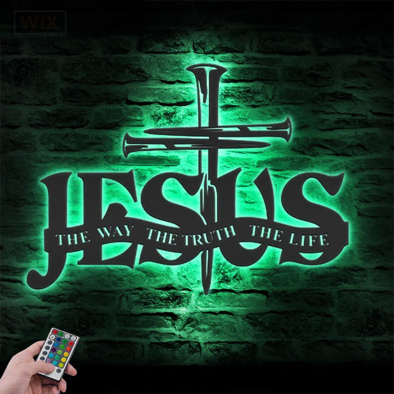 Catholic LED Metal Sign - Wix Decor