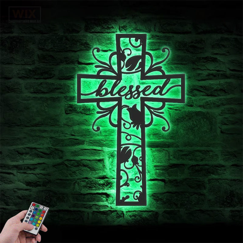 Catholic LED Metal Sign - Wix Decor