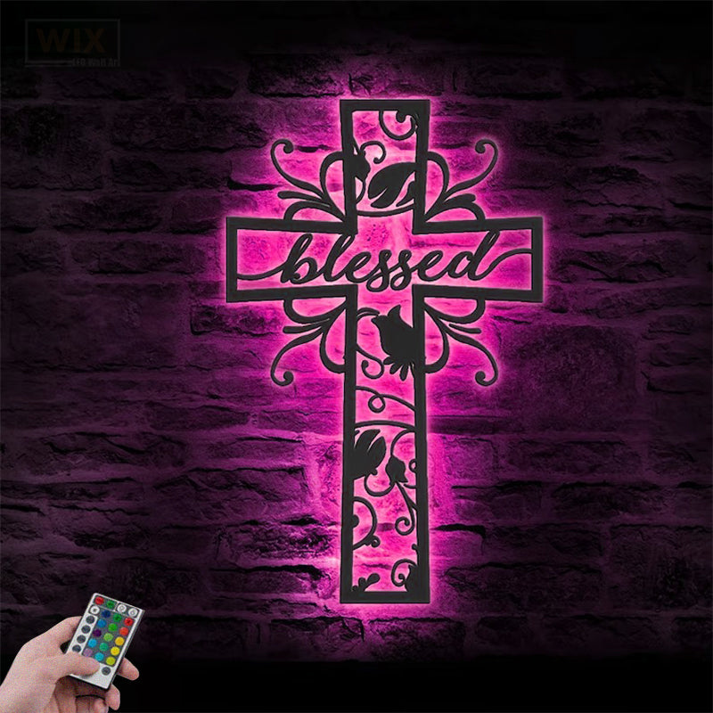 Catholic LED Metal Sign - Wix Decor