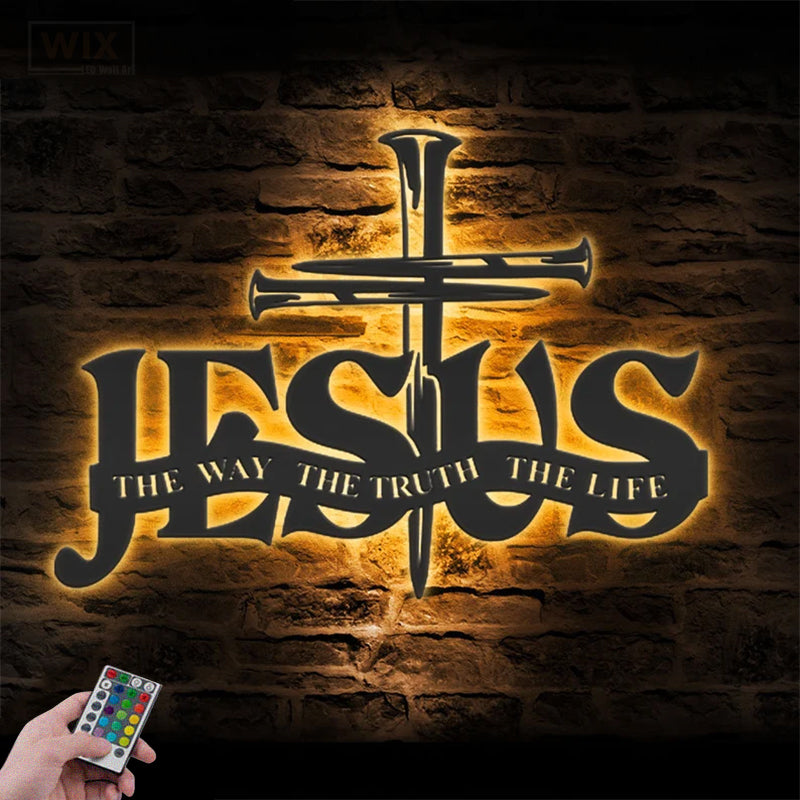 Catholic LED Metal Sign - Wix Decor