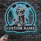 Firefighter LED Metal Sign - Wix Decor