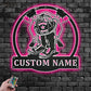 Firefighter LED Metal Sign - Wix Decor