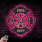 Firefighter LED Metal Sign - Wix Decor