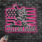 Firefighter LED Metal Sign - Wix Decor