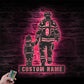 Firefighter LED Metal Sign - Wix Decor
