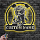 Firefighter LED Metal Sign - Wix Decor