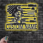 Firefighter LED Metal Sign - Wix Decor