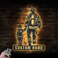 Firefighter LED Metal Sign - Wix Decor
