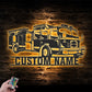 Firefighter LED Metal Sign - Wix Decor
