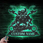 Garage LED Metal Sign 