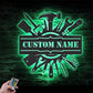 Garage LED Metal Sign - Wix Decor