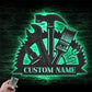 Garage LED Metal Sign 