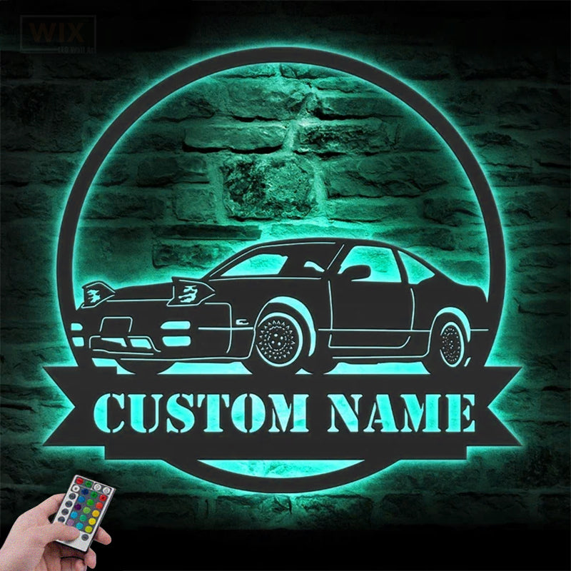 Garage LED Metal Sign 