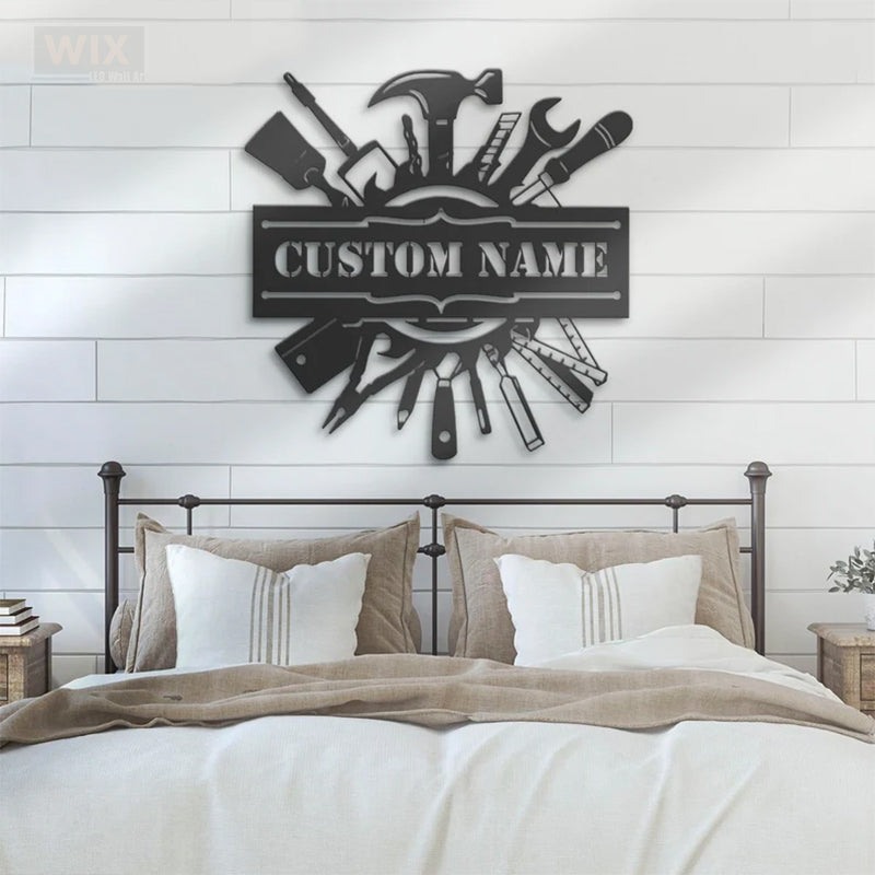 Garage LED Metal Sign - Wix Decor