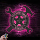 Garage LED Metal Sign 