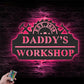 Garage LED Metal Sign 
