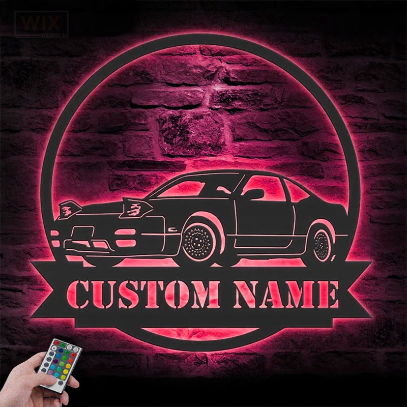 Garage LED Metal Sign 