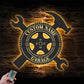 Garage LED Metal Sign 