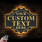 Garage LED Metal Sign 