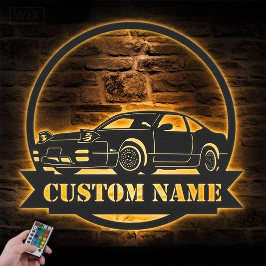Garage LED Metal Sign - Wix Decor