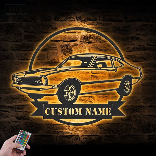 Garage LED Metal Sign - Wix Decor