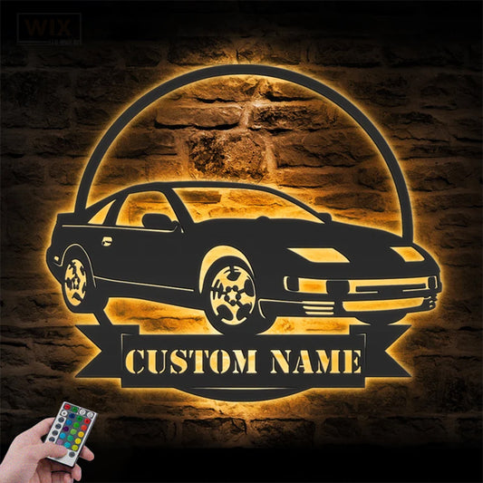 Garage LED Metal Sign - Wix Decor