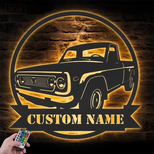 Garage LED Metal Sign - Wix Decor