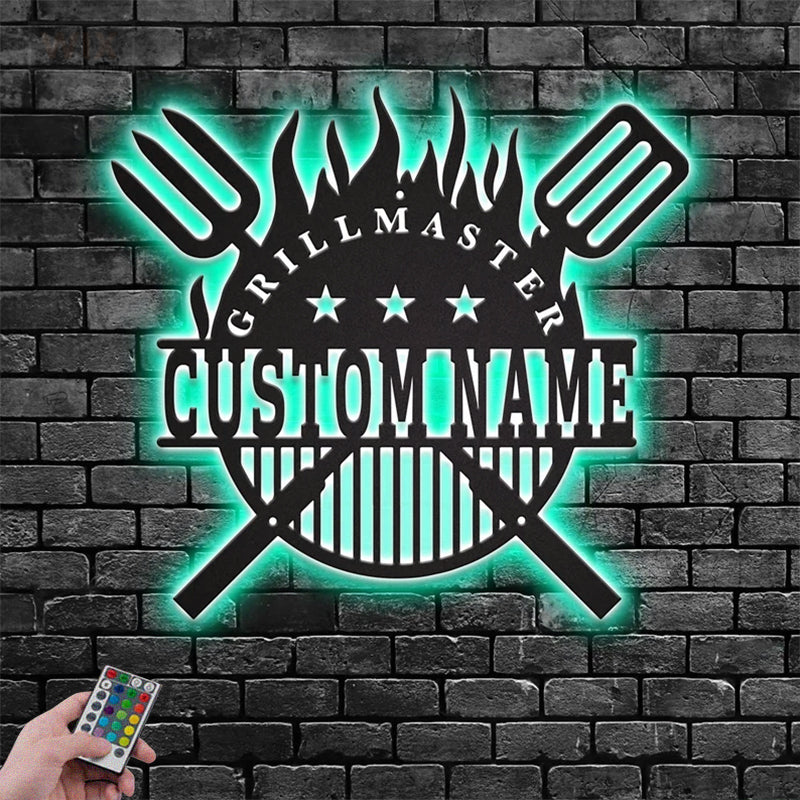 Kitchen LED Metal Sign - Wix Decor