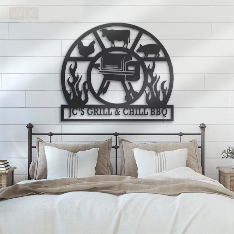 Kitchen LED Metal Sign - Wix Decor