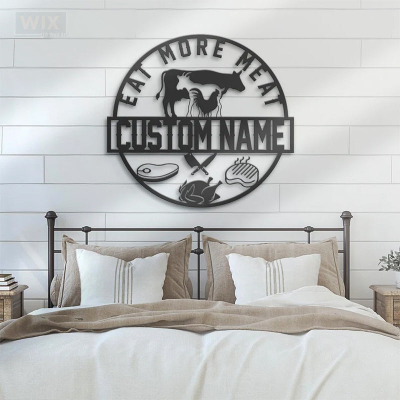 Kitchen LED Metal Sign - Wix Decor