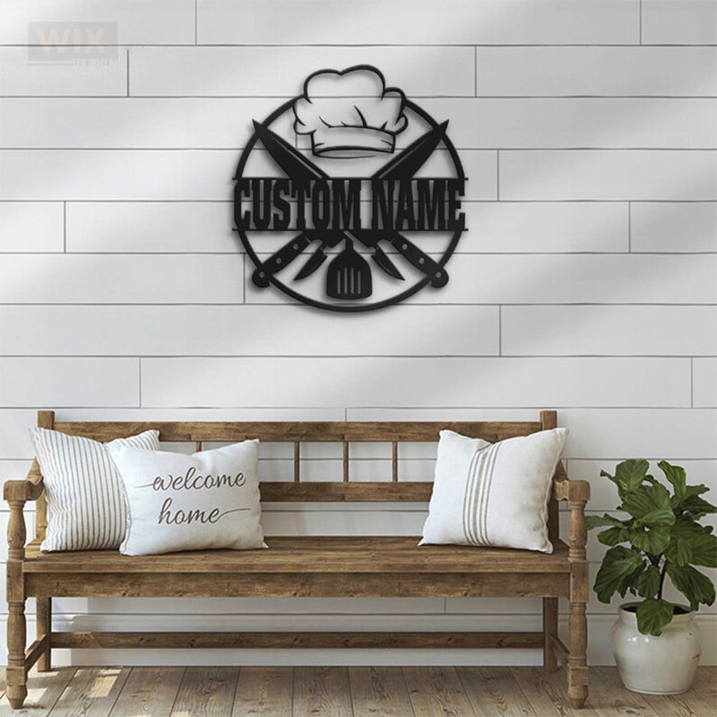 Kitchen LED Metal Sign - Wix Decor