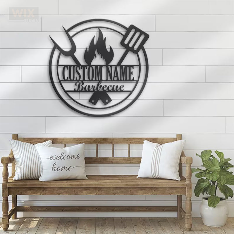 Kitchen LED Metal Sign - Wix Decor