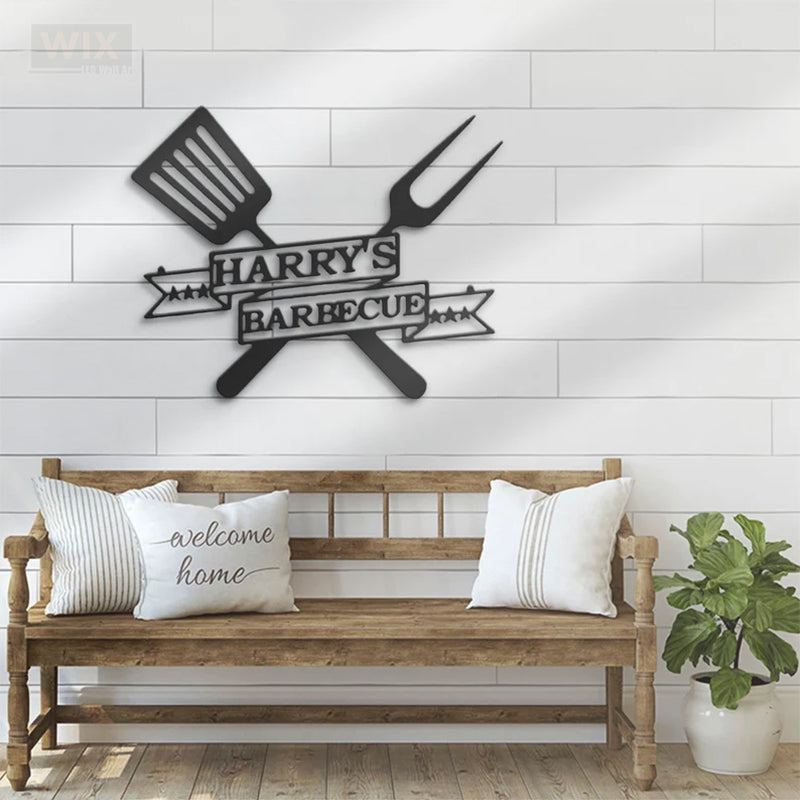 Kitchen LED Metal Sign - Wix Decor