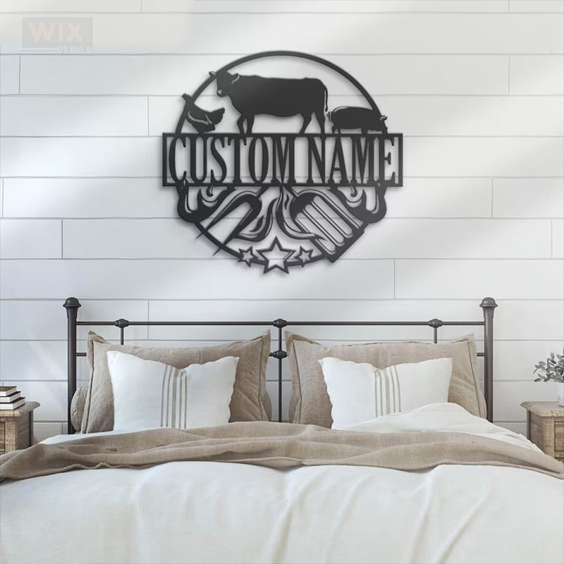 Kitchen LED Metal Sign - Wix Decor