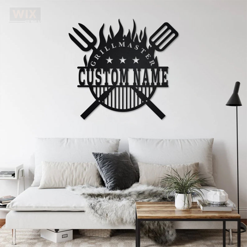 Kitchen LED Metal Sign - Wix Decor