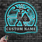 Lineman LED Metal Sign - Wix Decor