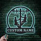 Lineman LED Metal Sign - Wix Decor