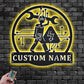 Lineman LED Metal Sign - Wix Decor