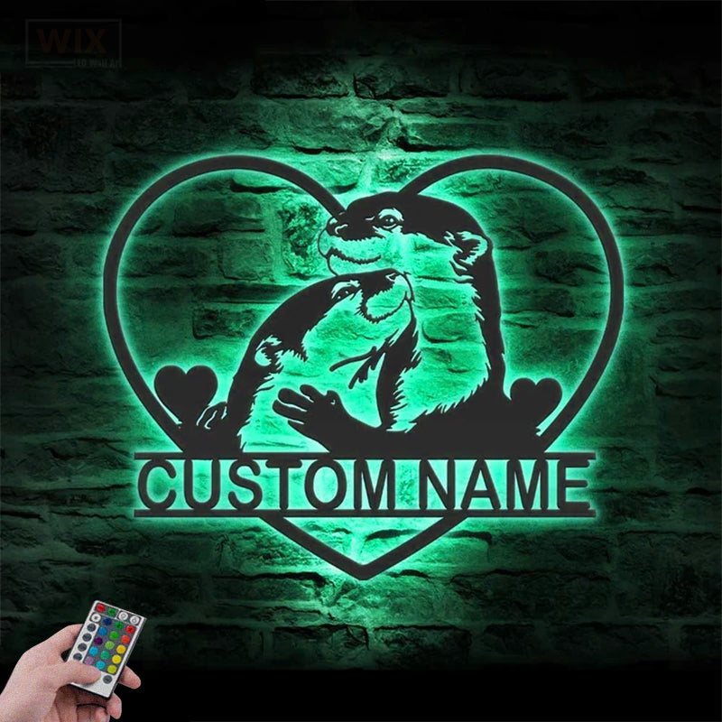 Love LED Metal Sign - Wix Decor