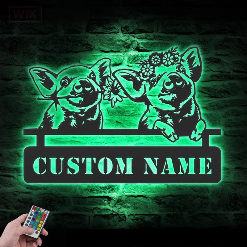 Love LED Metal Sign - Wix Decor