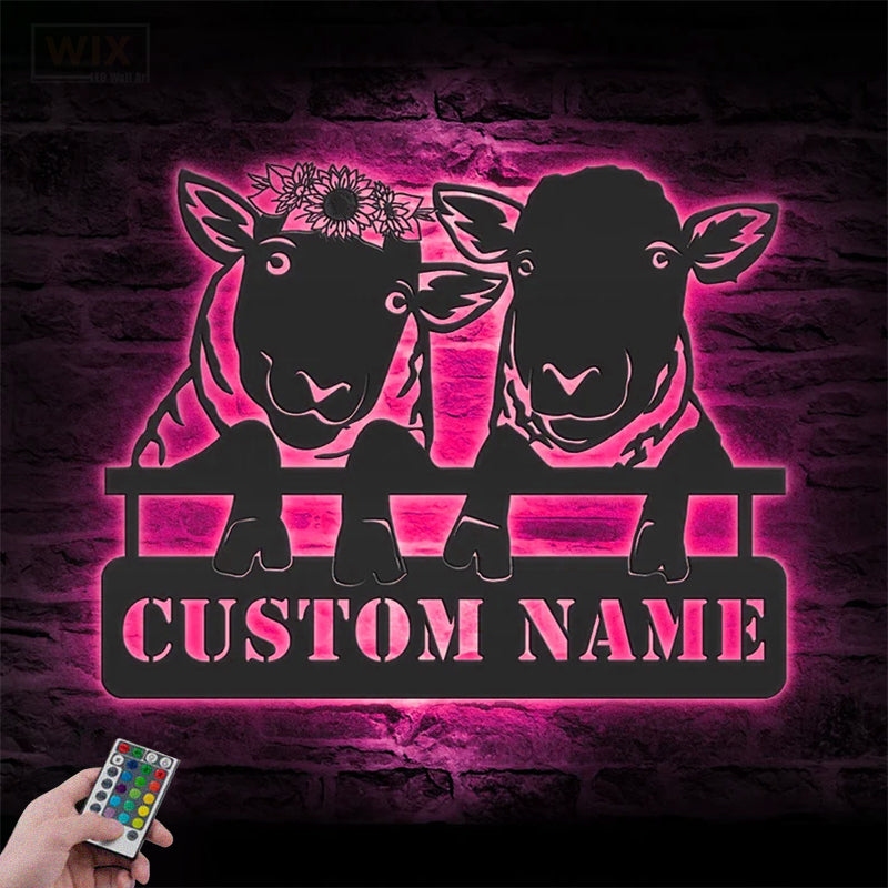 Love LED Metal Sign - Wix Decor
