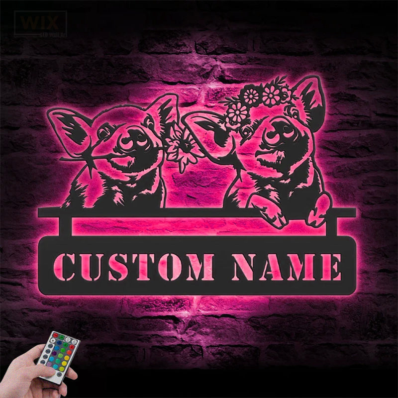 Love LED Metal Sign - Wix Decor