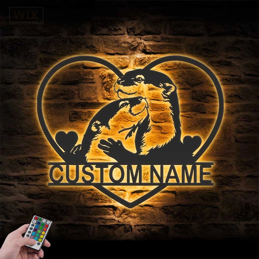 Love LED Metal Sign - Wix Decor