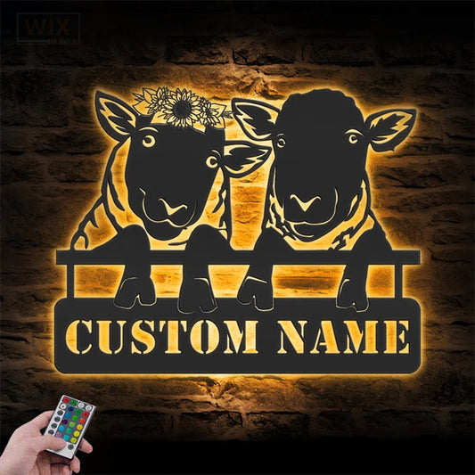Love LED Metal Sign - Wix Decor